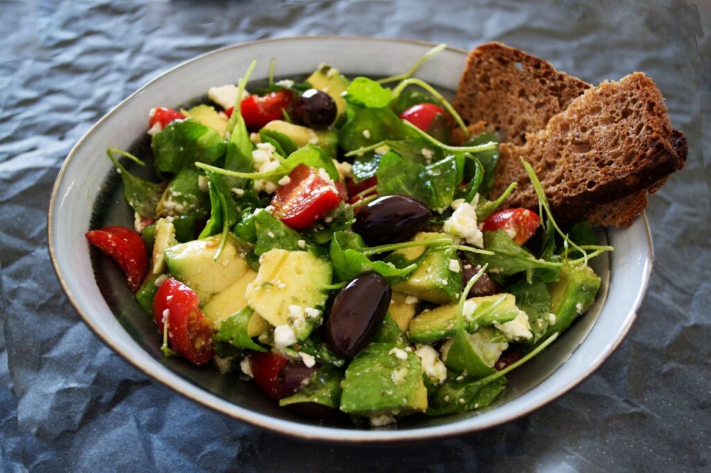 Piatto di dieta mediterranea