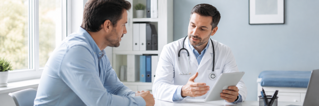 Consulto urologico dopo aver notato un'anomalia